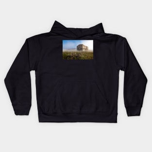 Abandoned church in Bulgaria Kids Hoodie